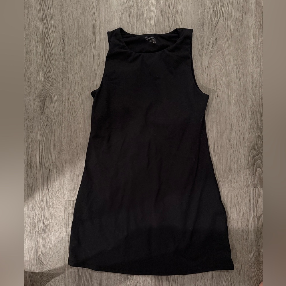 Aerie Black Sleeveless Dress
